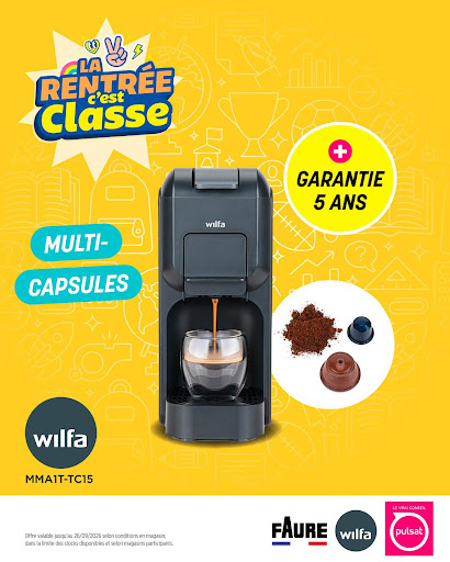 Un café, mille possibilités.
WILFA s'adapte à toutes vos envies grâce à sa compatibilité avec les capsules Nespresso®, Dolce Gusto® et le café moulu.
Retrouver la machine multi-capsules WILFA notre catalogue rentrée 2026.
Rendez-vous en magasin ELECTROMENAGER ADOLFF PULSAT à Saverne
Offres valables jusqu'au 26/09/2026.
#adolffelectroménager #Pulsat #Wilfa #MachineACafé #PauseCafé #PetitÉlectroménager #LeVraiConseil #Rentrée2026 #CataloguePulsat