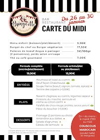 Menu La Bringu'ette à Chouchou Page 1