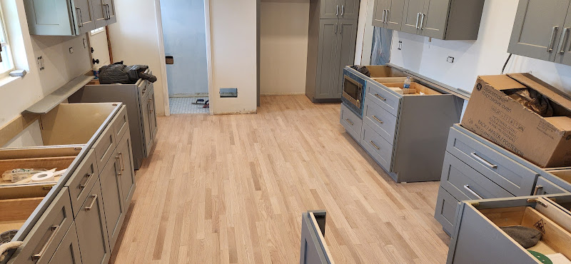 Hardwood floor installation