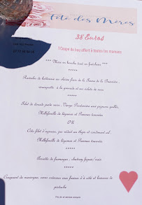 Menu L’Auberge du Bas Chalus Page 3