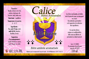 Photo n°2 de Les Bières du Calice à Malestroit (Microbrasserie)