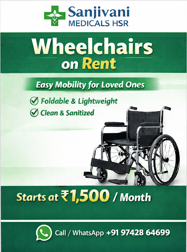 Wheelchair on Rent in HSR – Sanjivani Medicals post image