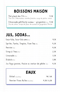 Menu Les Fils à Maman Rennes Page 19