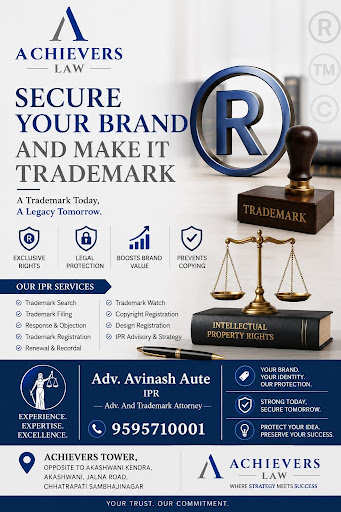 At Achievers Law, we provide comprehensive Intellectual Property Rights (IPR) services, from trad… post image