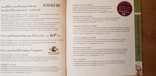 Speisekarte