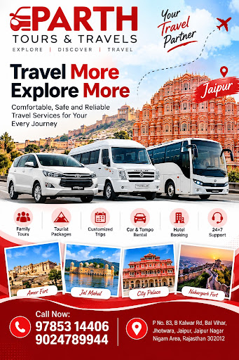**Parth Tours & Travels – Explore Jaipur with Comfort!**

Pl