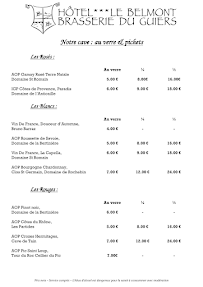 Menu HÔTEL LE BELMONT - BRASSERIE DU GUIERS Page 4