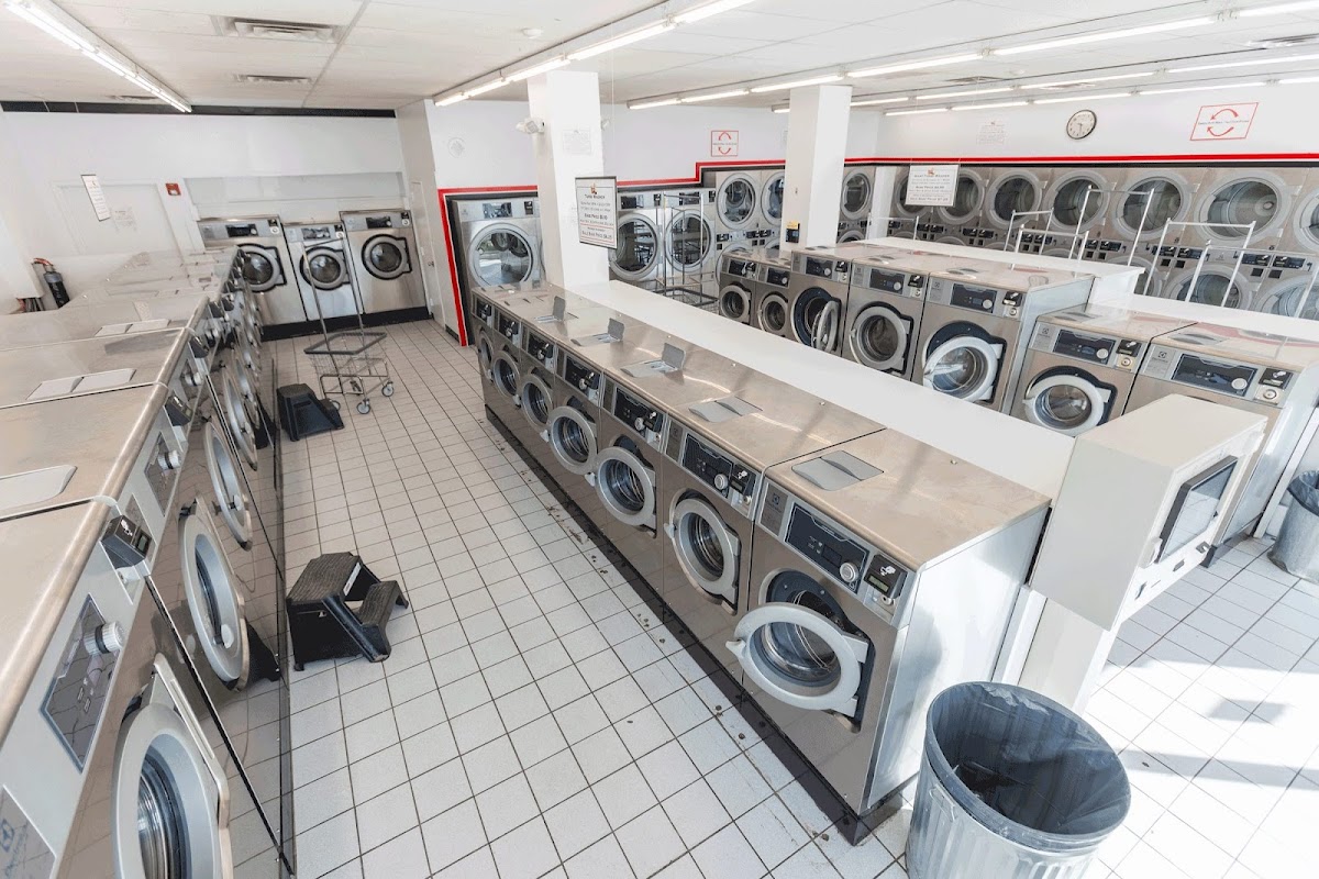 Self-service laundry at Salem Laundry, Salem, MA