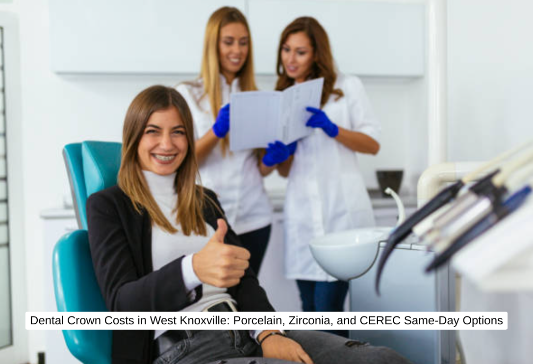 Dental Crown Costs in West Knoxville: Porcelain, Zirconia, and CEREC Same-Day Options