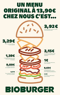 Menu Bioburger Bordeaux Gambetta Page 1