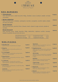 Menu Brasserie L'Héritage Page 4