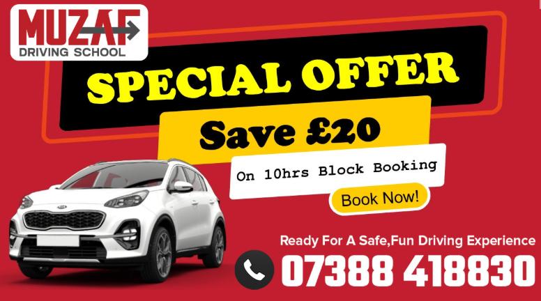 Muzaf Driving school manchester driving lessons manual automatic intensive best instructor driver instructor - Driving Instructors in Manchester