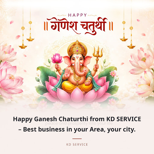 Happy Ganesh Chaturthi from KD SERVICE – Best business in your Area, your city. post image