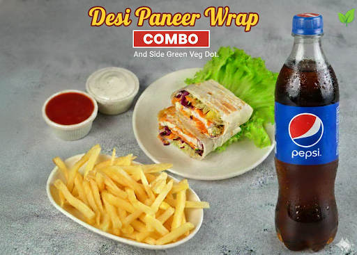 Desi Paneer wrap Combo post image