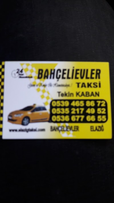 Elazig Bahceli Taksi Durağı