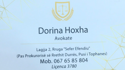 Avokate Dorina Hoxha