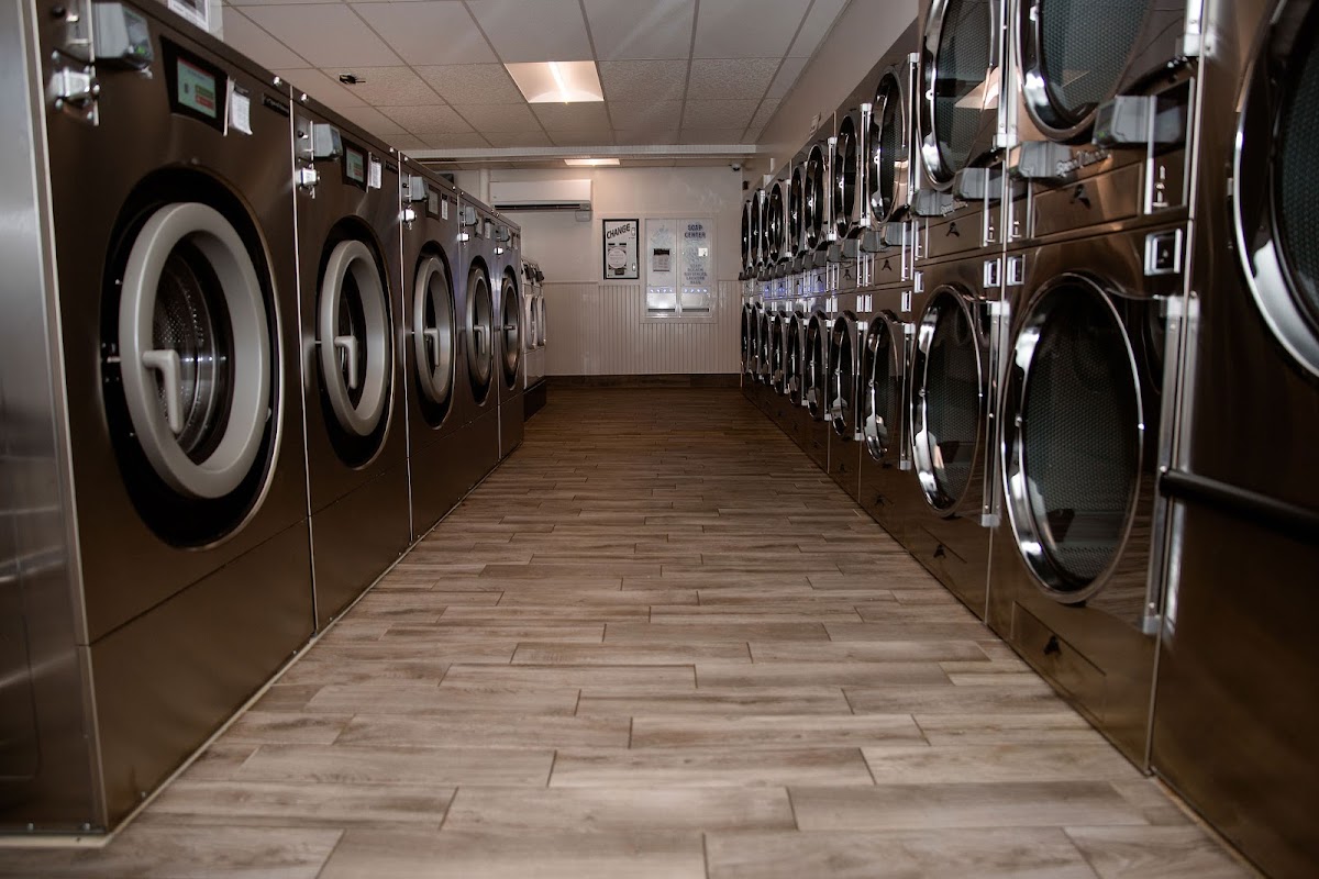 Clean laundry equipment at The Laundry Room Ludlow in Springfield, MA