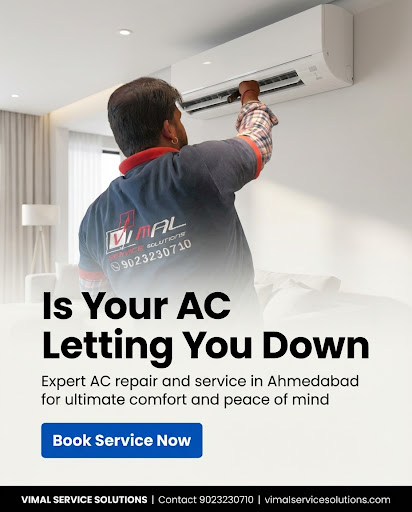 Daikin AC not cooling properly in Ahmedabad? Vimal Service Solutions provides expert Daikin AC re… post image