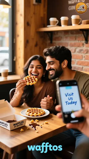 Indulge in the fluffiest, crispiest, and most loved waffles in Anand! Wafftos' signature waffles… post image