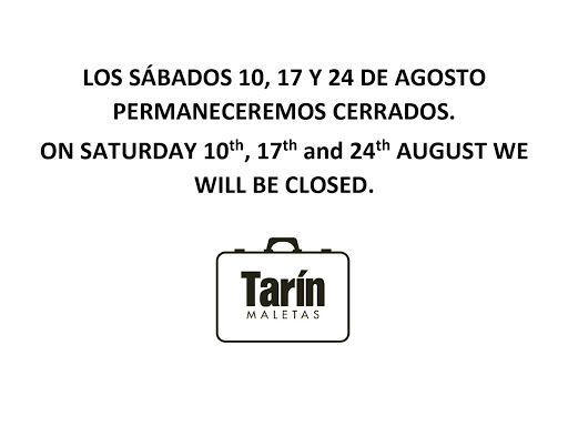 Tarín Maletas - Tienda maletas en Madrid