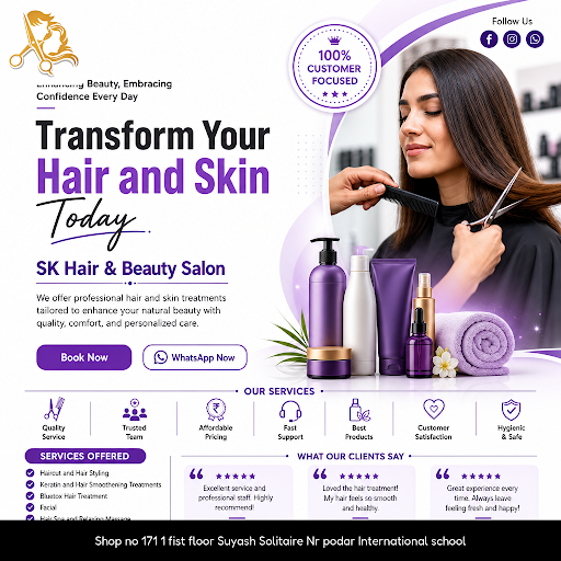 Discover top-quality facials near me at SK Hair & Beauty Salon. Experience our signature Bluetox… post image