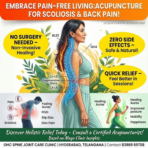 Struggling with back pain or scoliosis in Hyderabad? OHC Spine Joint Care Clinic offers natural,… post image