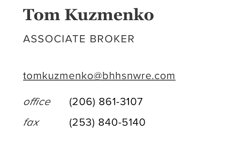 Tom Kuzmenko, Berkshire Hathaway HomeServices Northwest Real Estate Puyallup - Thumbnail