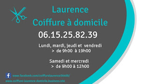 Photo n°1 de Coiffure Laurence à domicile à Auray (Salon de coiffure)