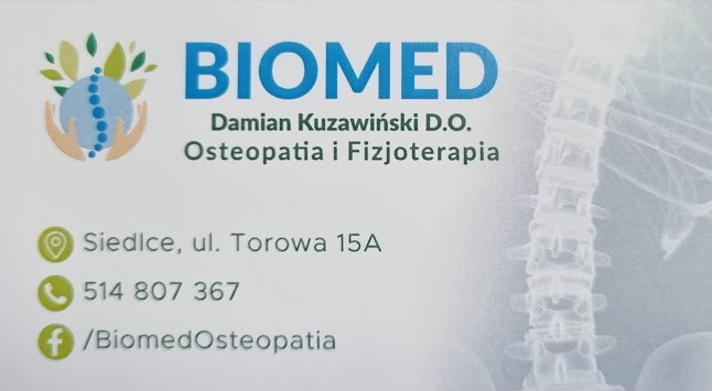 Opinie o BIOMED Damian Kuzawiński D.O. Osteopatia i Fizjoterapia w Siedlce - Lekarz