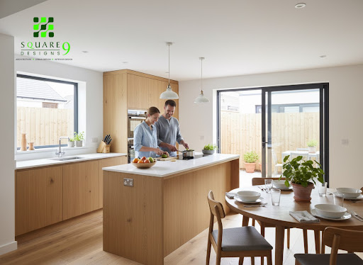 A well-planned kitchen and dining space transforms daily life at home. At Square 9 Designs in Ram…