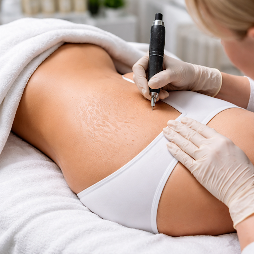 Tired of visible stretch marks affecting your confidence? At Aura Brow by Priyanka in Palam Vihar… post image