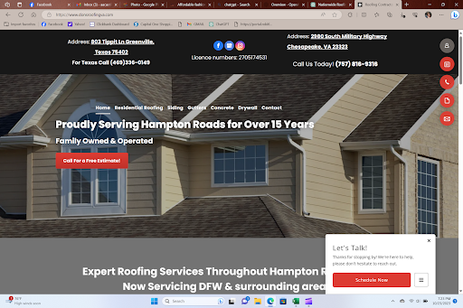 Don's Roofing - Visual