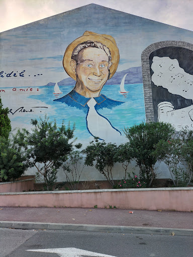 Fresque murale de Charles Trenet - Thumbnail