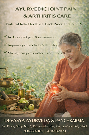 Devasya Ayurveda & Panchkarma, located at Raspan Cross Road, Nikol, Ahmedabad, offers effective A… post image