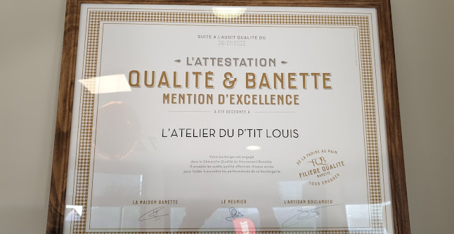 Heures d'ouverture de L'Atelier du Ptit Louis
