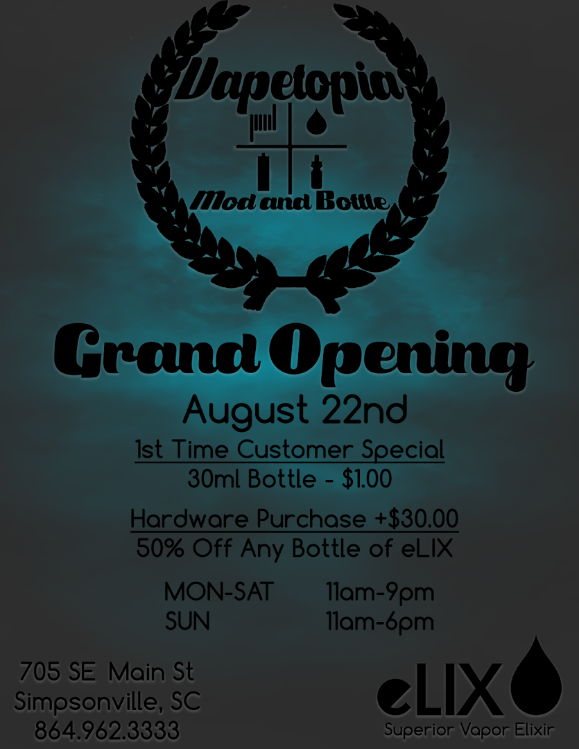 Vapetopia Mod & Bottle photo 2