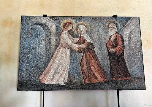 Mosaici Vita di Gesù porticato Santuario Santa Maria del Fonte - Caravaggio (bg)