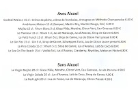 Menu Restaurant Au 70 Page 1