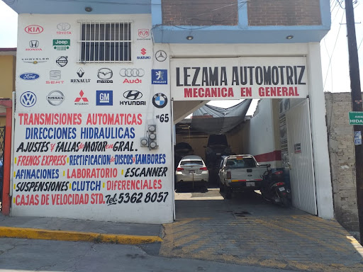 LEZAMA AUTOMOTRIZ taller mecánico GASOLINA y DIÉSEL ligero. FRENOS express, CLUTCH y SUSPENSIONES. Mantenimiento a FLOTILLAS.