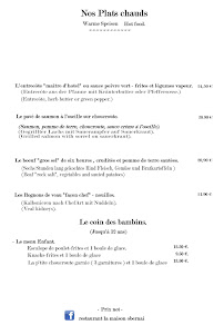 Menu Restaurant Winstub la Maison Page 3