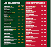 Menu Kiosque à Pizzas SAINT-MEEN-LE-GRAND Page 1