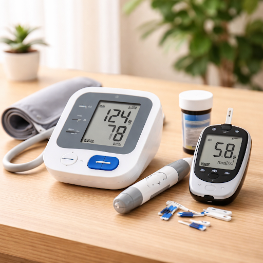 Managing blood pressure and sugar at home is one of the smartest steps you can take for your heal… post image