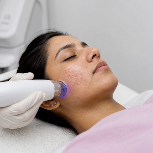Stubborn acne scars affecting your confidence? At Dr. Manisha's - Roopam Skin Hair Laser in Lokma… post image