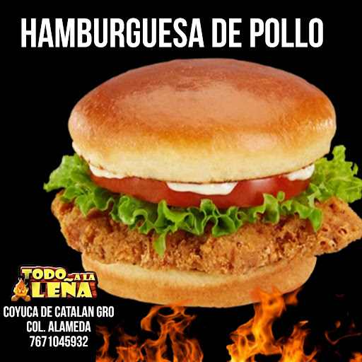 Tere cedeño Hamburguesas a la leña.