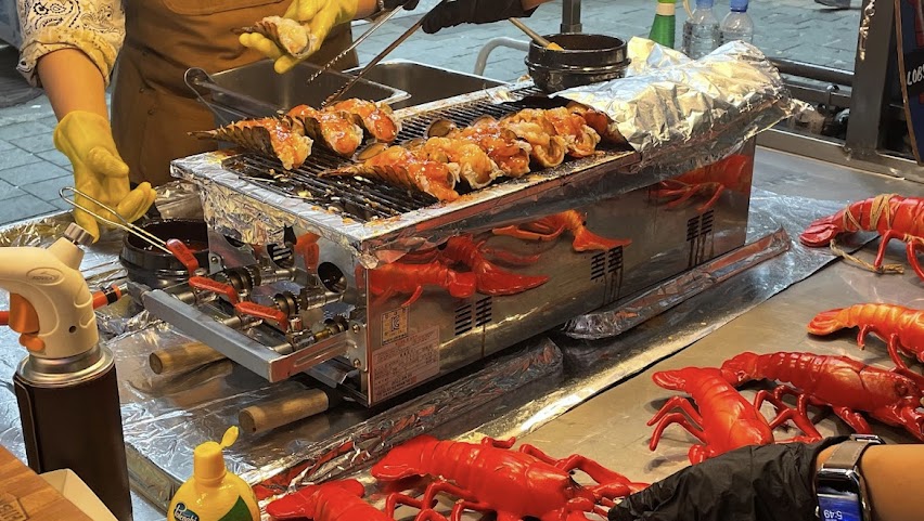 Myeongdong Night Market by null