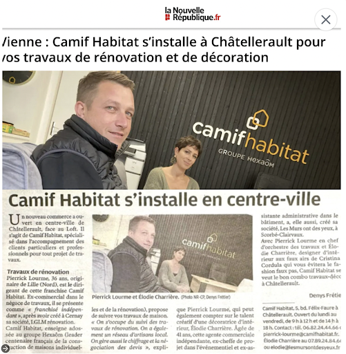 Merci à la Nouvelle République pour sa présentation...