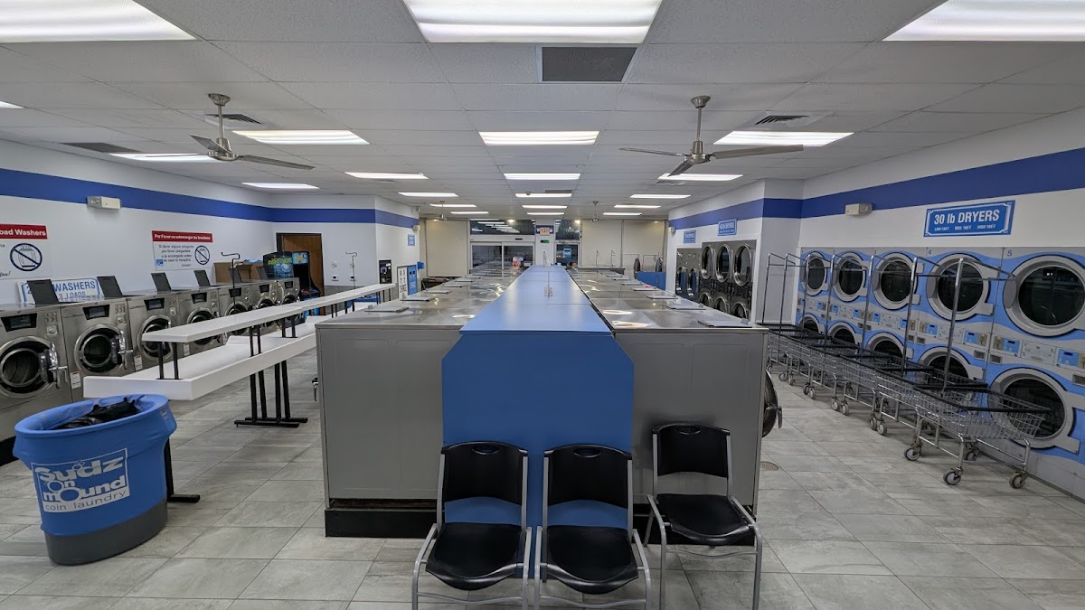 Self-service laundry at Sudz Coin Laundry, Sterling Heights, MI