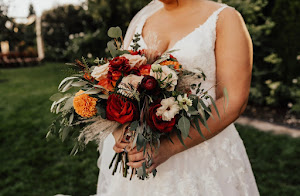 Preserved Wedding Bouquet in Barn Wood Frame  Custom Pressed Flower Frame  – Element Design