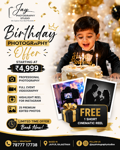 Birthday Photography Package – Starting at ₹4,999