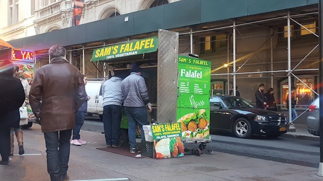 Sam's Falafel cart